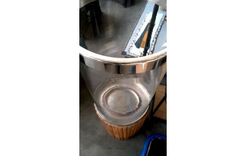 OBJET DECO ROND GLACE, , BOIS GRAND MODELE