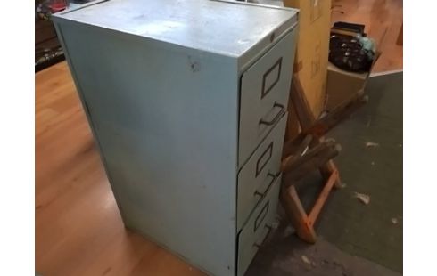 CASIER 3 TIROIRS METAL