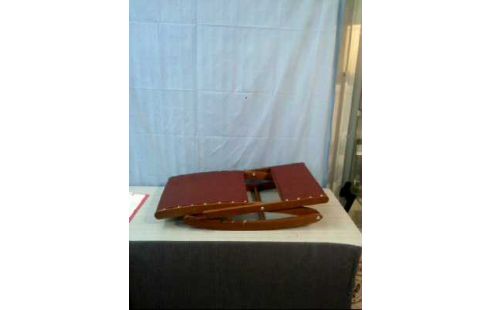 BEINSCHAUKEL HOLZ LEDEROPTIK VERSTELLBAR ZEIDLER