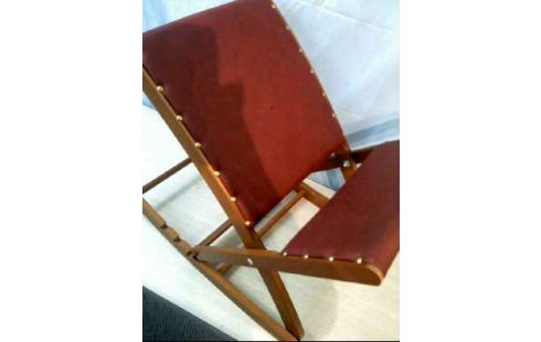 BEINSCHAUKEL HOLZ LEDEROPTIK VERSTELLBAR ZEIDLER