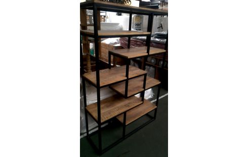 ETAGERE NOIR METAL