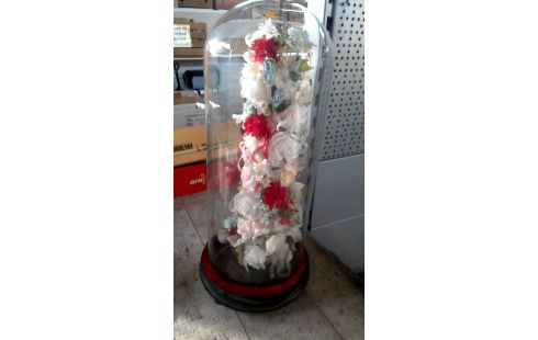 GLOBE GLACE ROND FLEUR