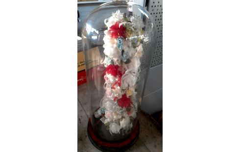 GLOBE GLACE ROND FLEUR