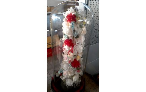 GLOBE GLACE ROND FLEUR