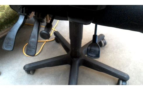 CHAISE DE BUREAU BRANCHE, , MOBILE NOIR TISSU