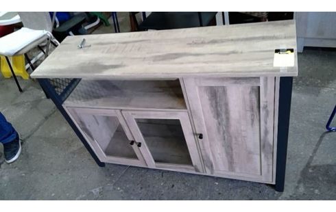 MEUBLE MODERNE VITRINE 3 PORTES