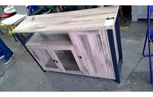 MEUBLE MODERNE VITRINE 3 PORTES