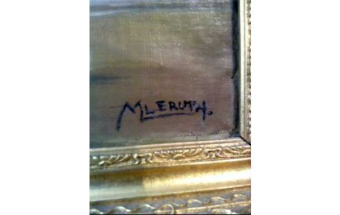 ÖLGEMÄLDE I.R. SIGN. <RUTH> BLUMENSTILLLEB.