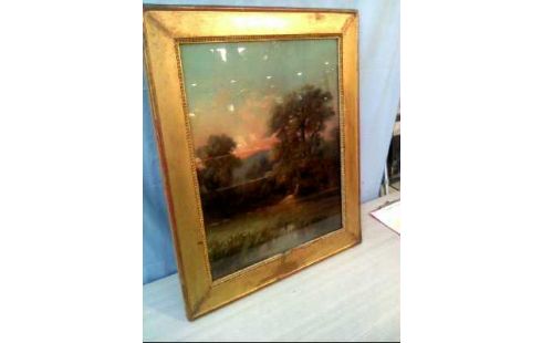 ÖLGEMÄLDE I.R. FLUSSLANDSCH. ABENDS