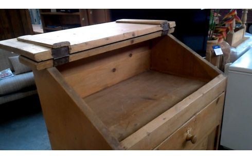 PUPITRE, , ARMOIRE PIN 1 PORTE / 1 TIROIR A ABATTANTS