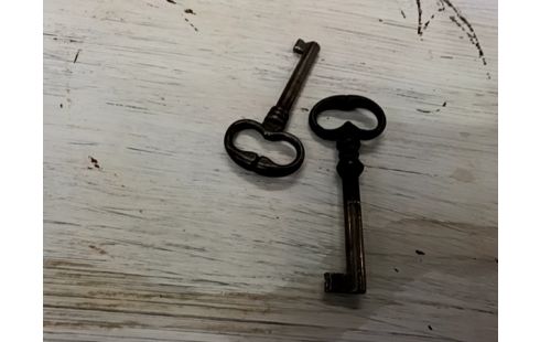 MEUBLE BAS PEINT 2 PORTES 2 TIROIRS + CLÉ 1SERRURE HS