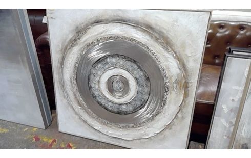 CADRE TOILE MODERNE 103X103CM