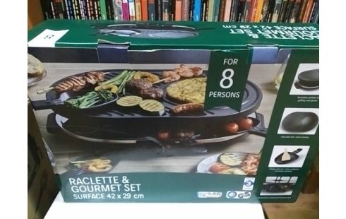 APPAREIL A RACLETTE POUR 8 PERSONNES