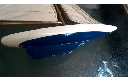 OBJET DECO, , BATEAU BLANCHE BLEUE