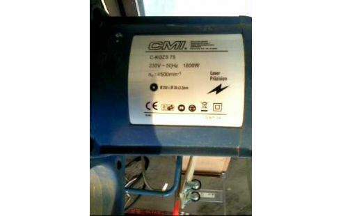 KAPPSÄGE <CMI> C-KGZS75 LASER
