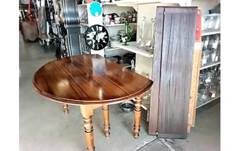 TABLE A VOLETS 6 PIEDS + 2 ALLONGES