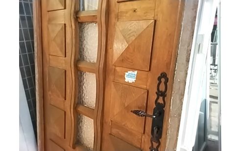 PORTE D ENTRÉE BOIS MASSIF