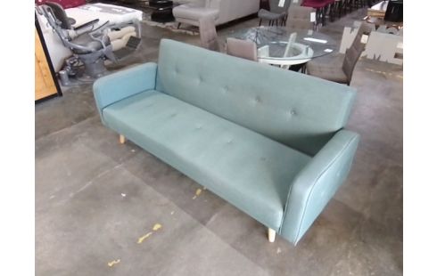 BANQUETTE TISSU VERT CLAIR DOSSIER CONVERTIBLE MAISON DU MONDE