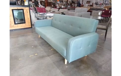 BANQUETTE TISSU VERT CLAIR DOSSIER CONVERTIBLE MAISON DU MONDE