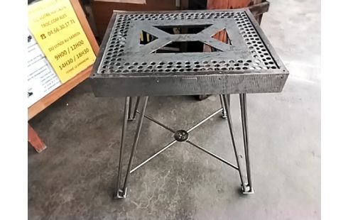 GUERIDON MÉTAL J SERPAIZE