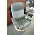 FAUTEUIL RELAX STRESSLESS CUIR GRIS