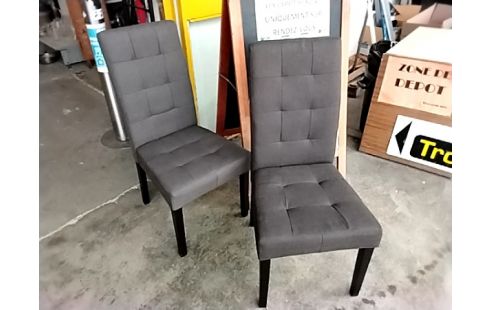 CHAISES TISSU LE LOT DE 6