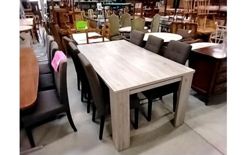 TABLE RECTANGULAIRE MODERNE EFFET BOIS