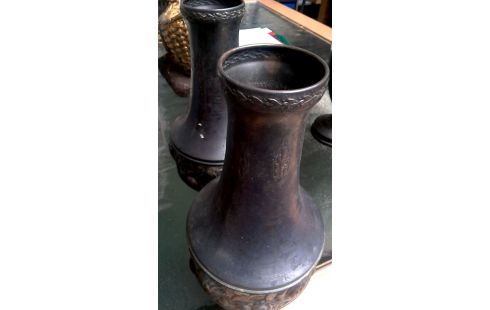 VASE KUPFER ART DECO.