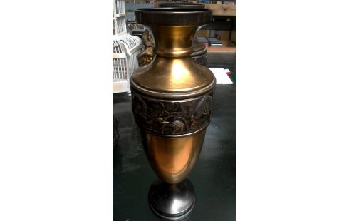 VASE KUPFER ART DECO.