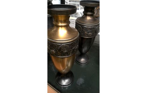 VASE KUPFER ART DECO.