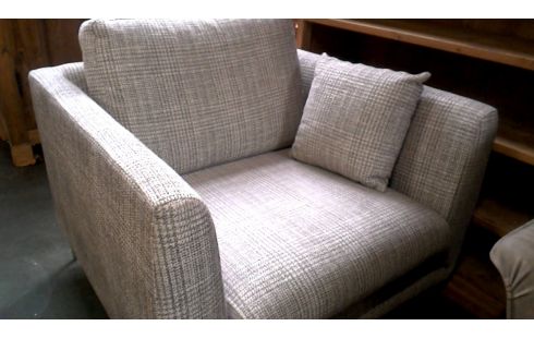 SILLÓN DE CUERO CLUB BLANCA