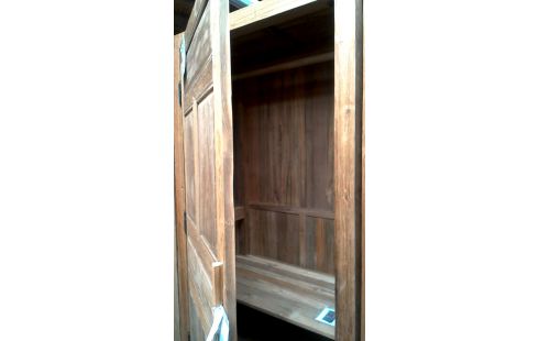 ARMOIRE MASSIF TECK 1 PORTE