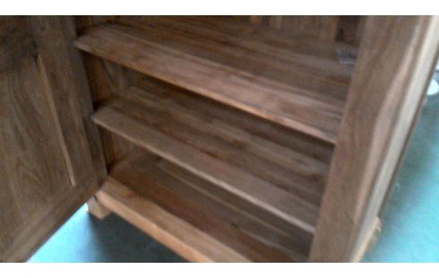 ARMOIRE MASSIF TECK 1 PORTE