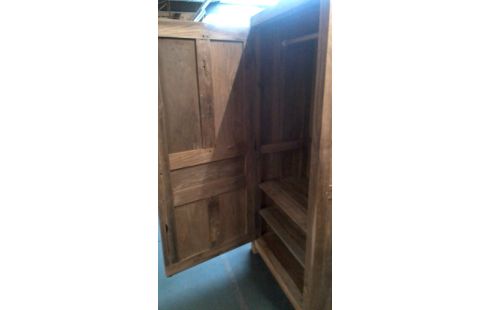 ARMOIRE MASSIF TECK 1 PORTE