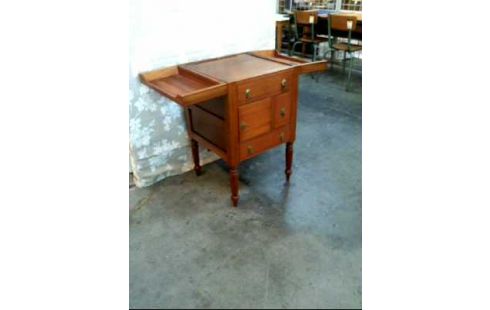 SCHMINKTISCH ANTIK HOLZ DKL. AUFKLAPPBAR