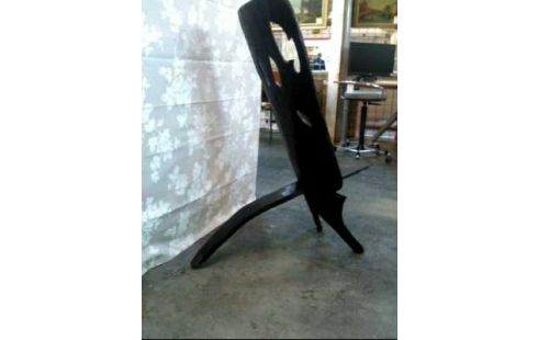 STECKSTUHL AFRIKANISCH TIERE HOLZ/SCHWARZ