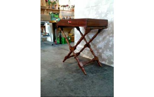 SERVIERTISCH HOLZ DUNKEL TABLETT STÄNDER