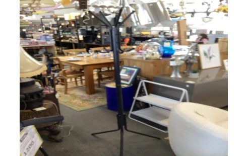 PORTE MANTEAU MÉTAL NOIR