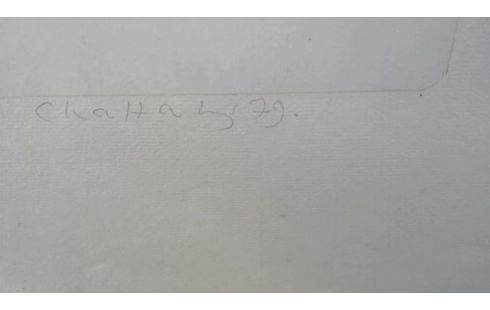 PEINTURE ANNEES 70 EN  L'ETAT