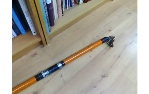 CANNE A PECHE TELESCOPIQUE ORANGE