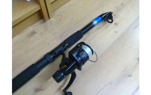 CANNE A PECHE TELESCOPIQUE AVEC MOULINET CATCH