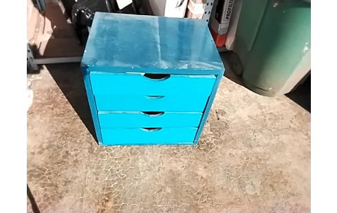 CAISSON BLEU RANGEMENT