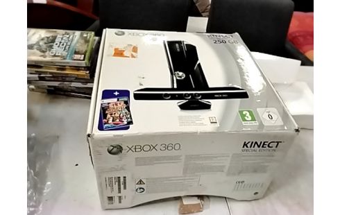 CONSOLE DE JEUX XBOX360 KINECT + LOT DE JEUX CARTON RSV2