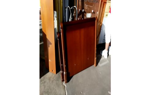 LIT BOIS ST MERISIER 90*190 + BARRES