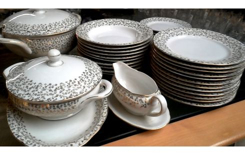 SERVIES BAVARIA ECRU GOUD