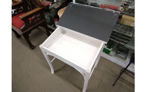 PUPITRE D'ECOLE BLANC