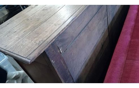 BUFFET FIN  XIX EME  CHENE 2 PORTES 3