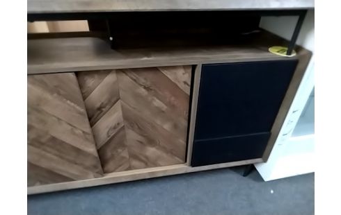 BUFFET MODERNE BOIS ET NOIR