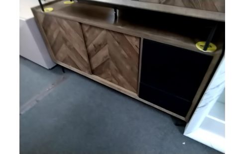 BUFFET MODERNE BOIS ET NOIR