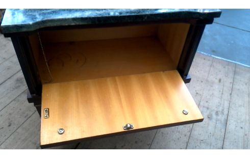 MUEBLE AUXILIAR IMPERIO MÁRMOL ABATIBLES